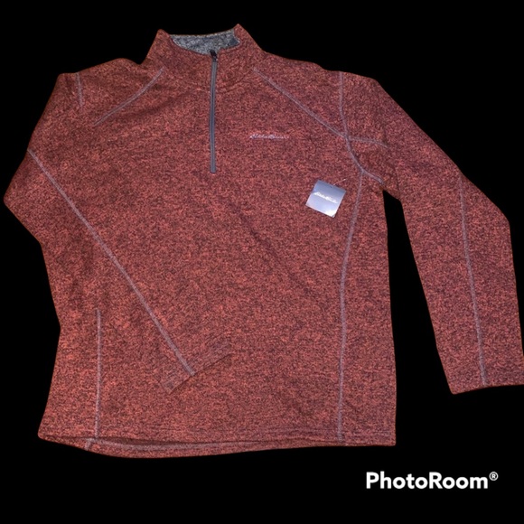 NWTEddie Bauer 1/4 zip men’s pullover size XL - Picture 2 of 9